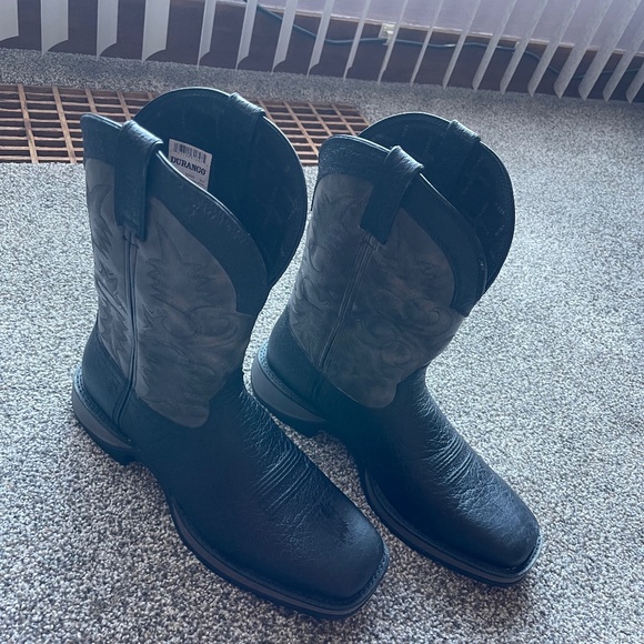 Durango Rebel black/charcoal western boots #DDB0218
